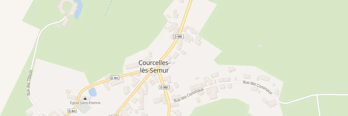 Plan du 7 Rue de la Liberté à Courcelles-lès-Semur