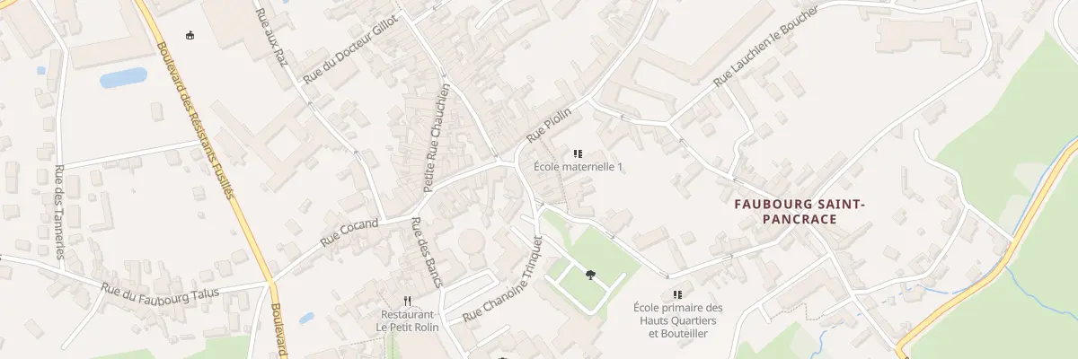 Plan du 9 Pl d’Hallencourt à Autun