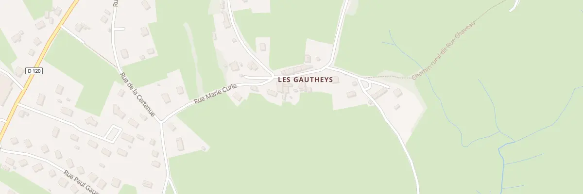 Plan du 15 Rue des Gautheys à Broye