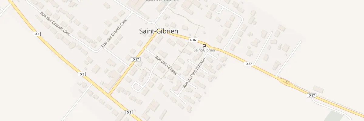 Plan du 8 Rue du Petit Buisson à Saint-Gibrien
