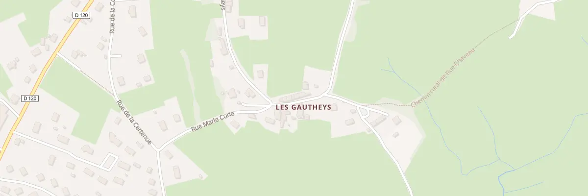 Plan du 22 Rue des Gautheys à Broye