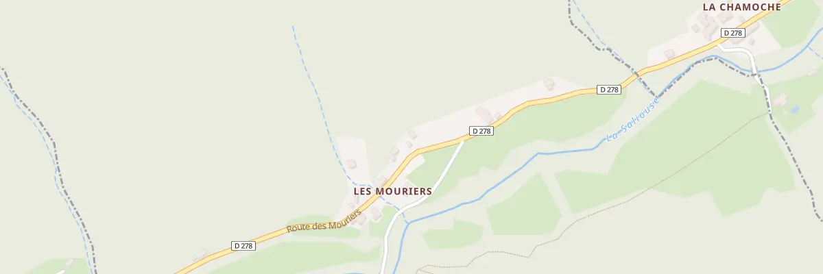 Plan du 290 Rte des Mouriers à Chanéac