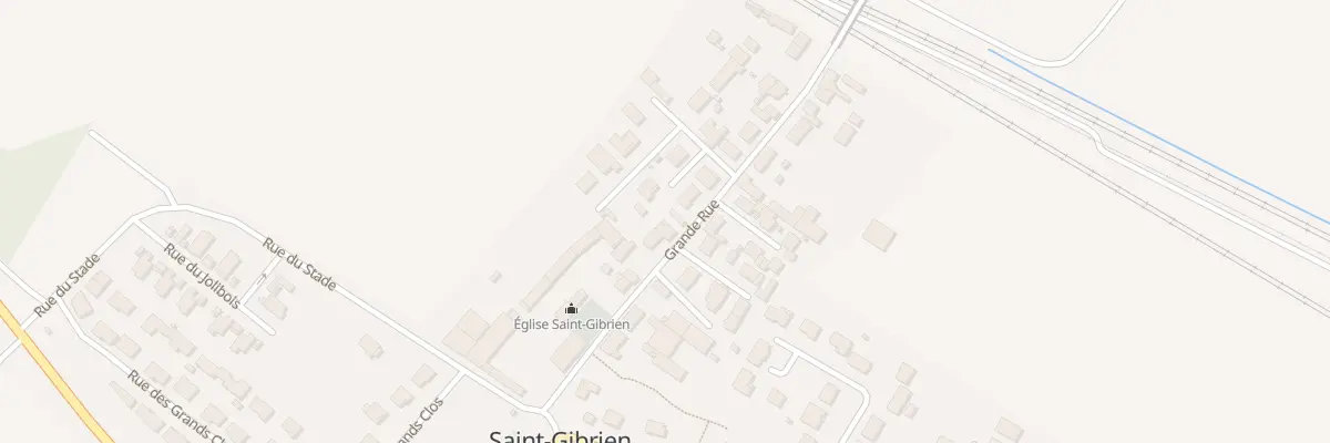 Plan du 19 Grande Rue à Saint-Gibrien