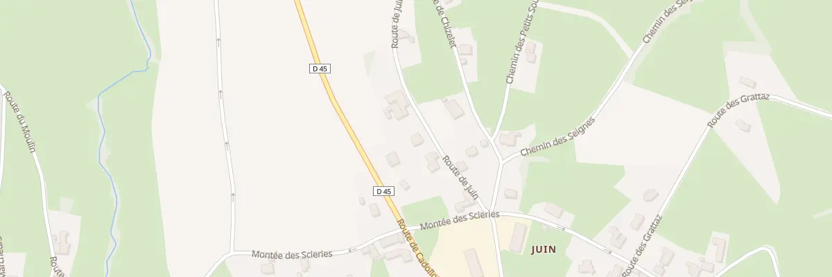 Plan du 291 Rte de Juin à Écoche
