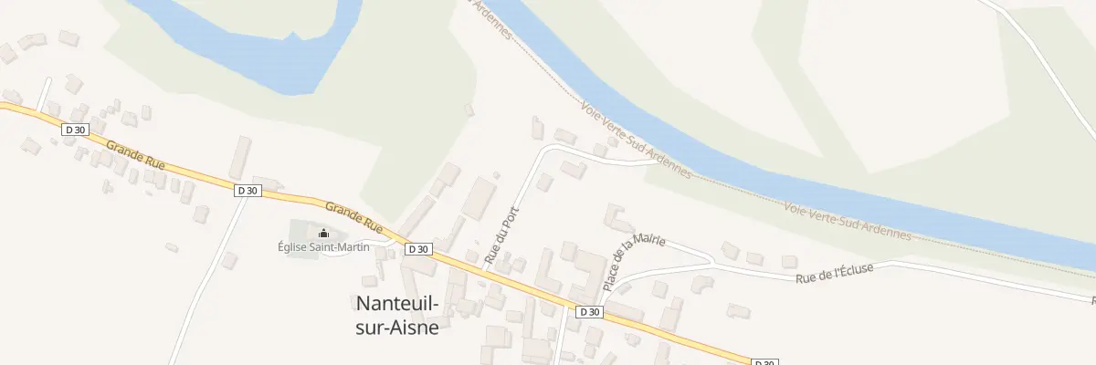 Plan du 6 Rue du Port à Nanteuil-sur-Aisne