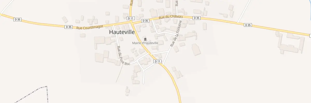 Plan du 7 Rue de la Fontaine à Hauteville