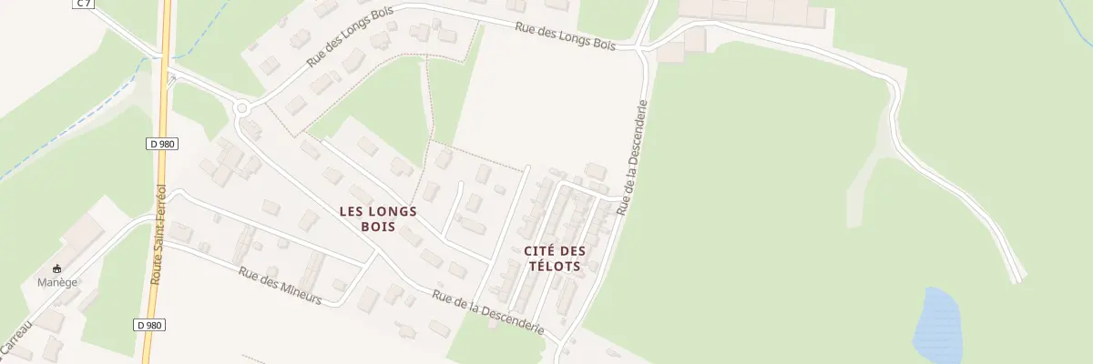Plan du 186 Rle des Corons à Saint-Forgeot