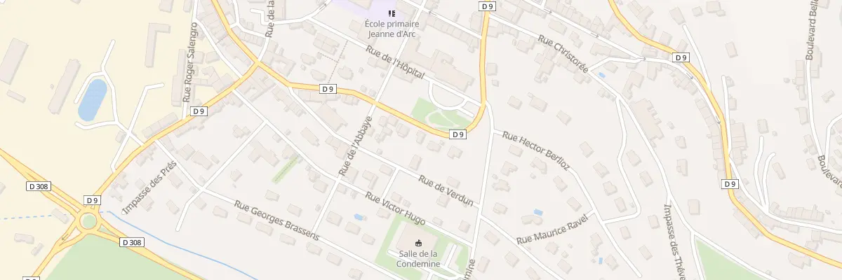 Plan du 7 Bd d’Alsace Lorraine à Thizy-les-Bourgs