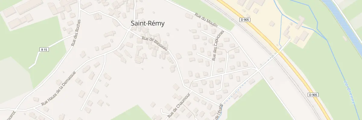 Plan du 15 Rue de Blesseau à Saint-Rémy
