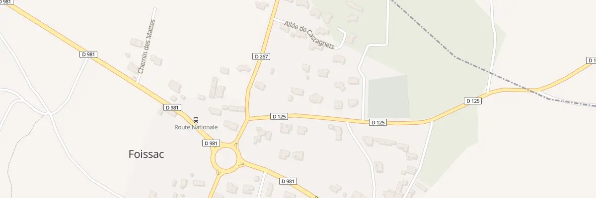 Plan du 5156 Rte de Gattigues à Foissac