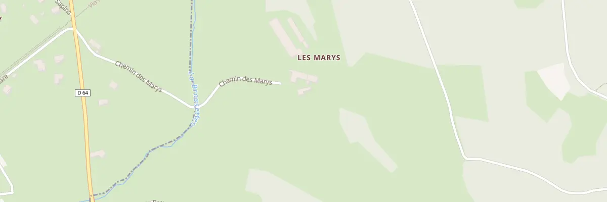 Plan du 420 Che des Marys à Montregard