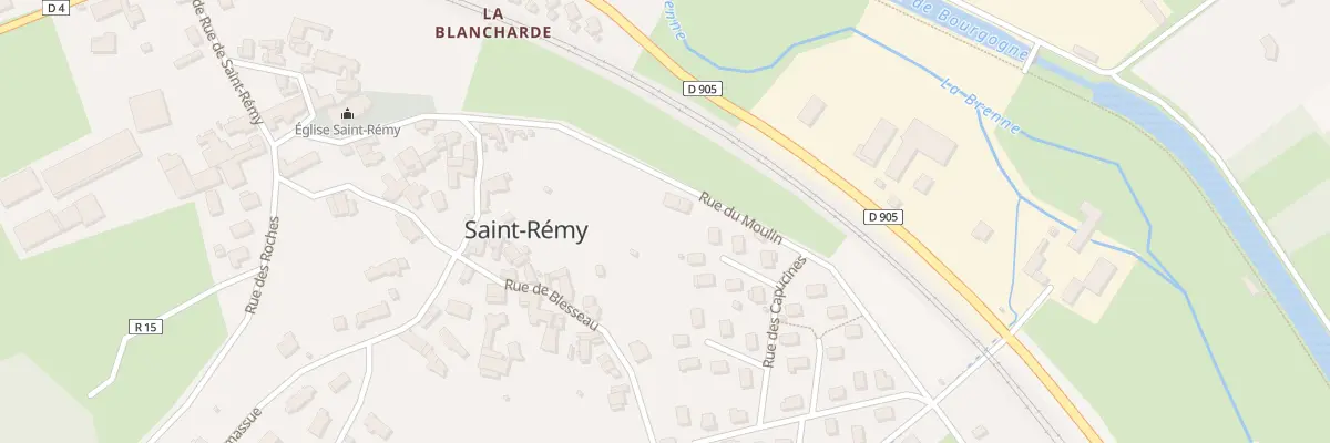 Plan du 2 Rue du Moulin à Saint-Rémy