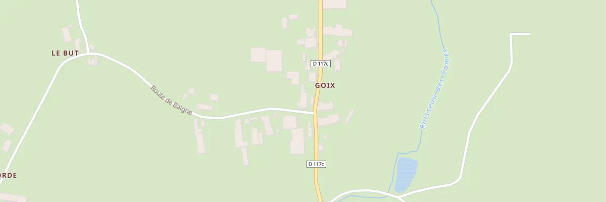 Plan du 5090 Goix à Villargoix