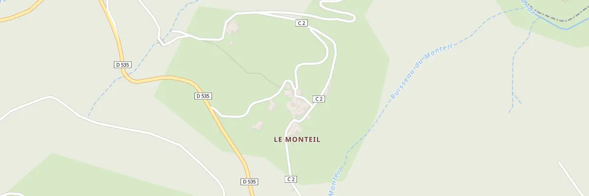 Plan du 5706 Le Monteil à Chazeaux