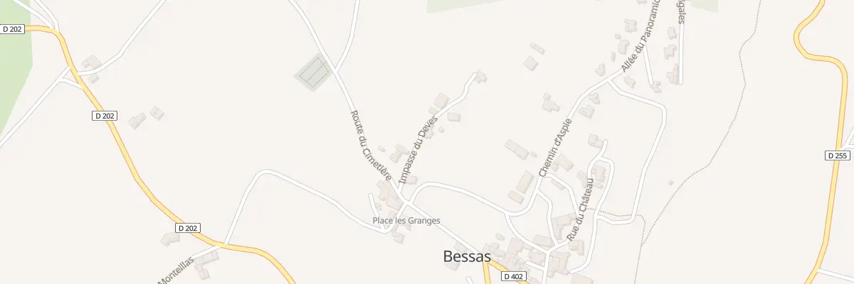 Plan du 78 Imp du Deves à Bessas