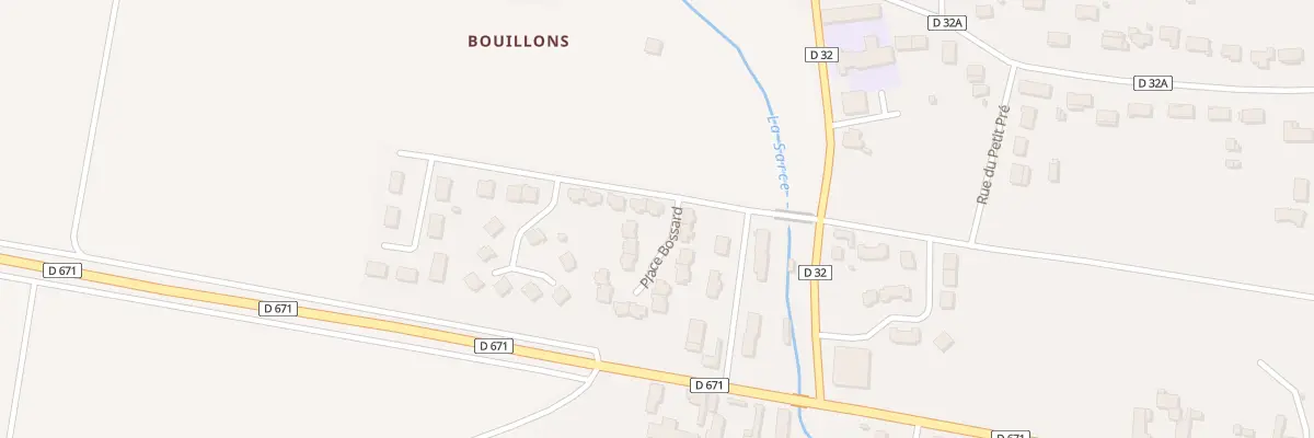 Plan du 14 Rue du Stade à Virey-sous-Bar
