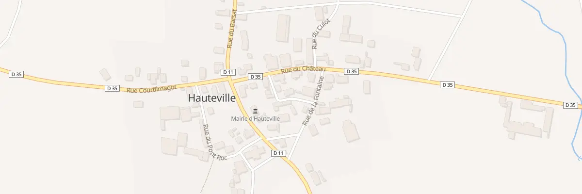 Plan du 4 Rue d’Entre Les Granges à Hauteville
