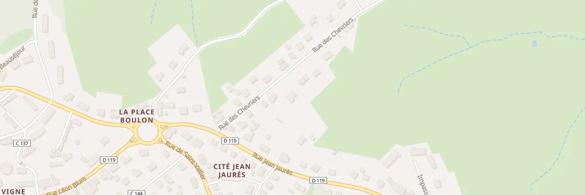 Plan du 128 Rue des Chevriers à Sanvignes-les-Mines