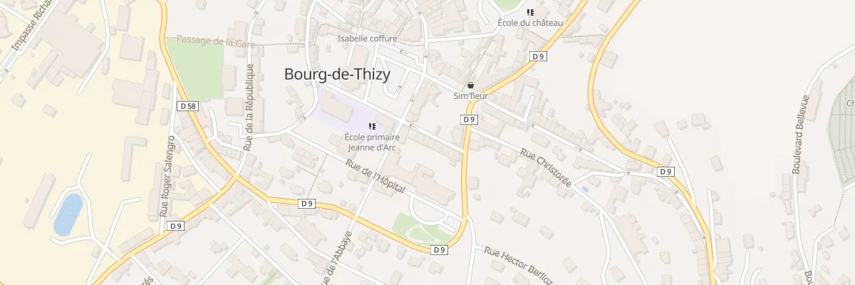 Plan du 11 Rue Francois Coquard à Thizy-les-Bourgs