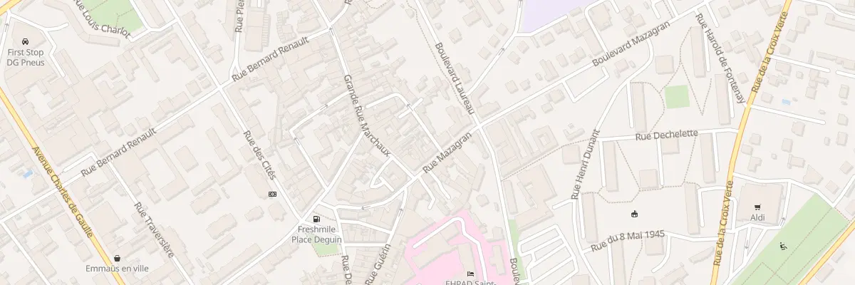 Plan du 9 Rue Mazagran à Autun
