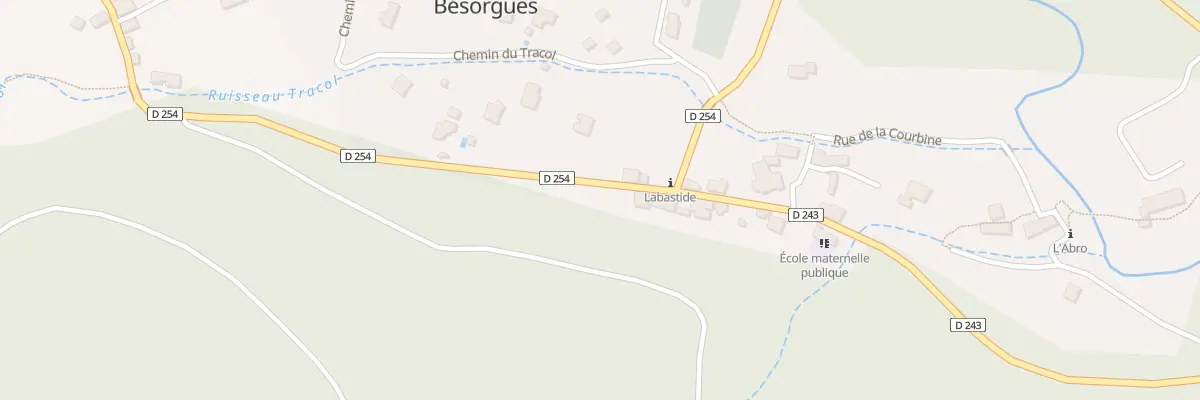 Plan du 5121 La Bastide à Juvinas