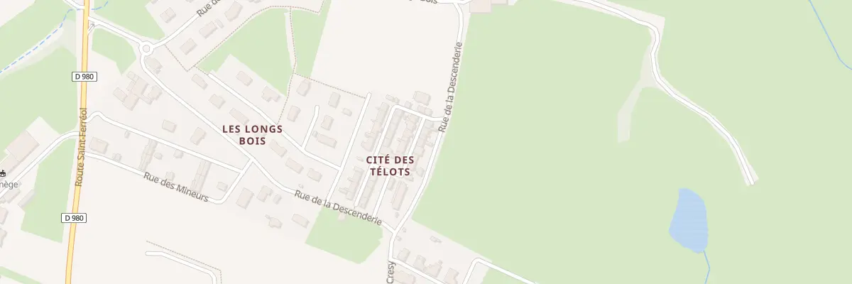 Plan du 146 Rue de la Descenderie à Saint-Forgeot