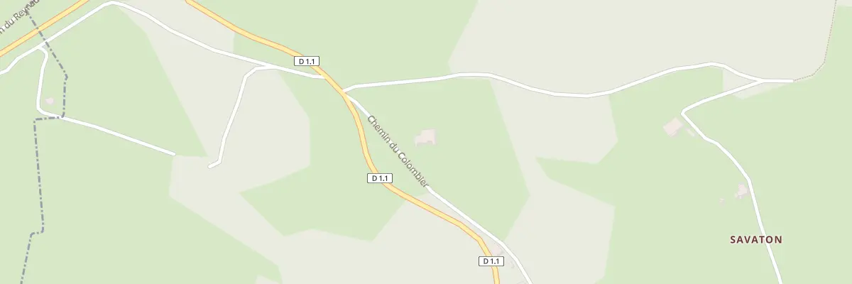 Plan du 99 Che du Colombier à Sainte-Agathe-en-Donzy