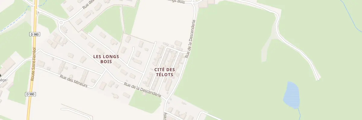 Plan du 140 Rue de la Descenderie à Saint-Forgeot