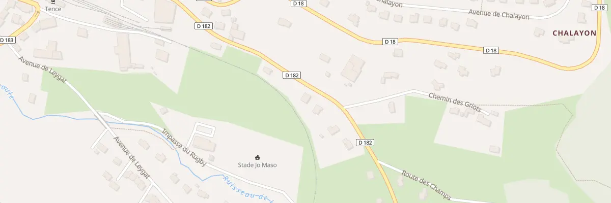 Plan du 324 Rte de Devesset à Tence