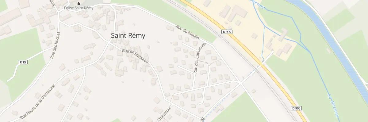 Plan du 2 Imp des Bégonias à Saint-Rémy