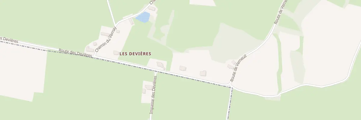 Plan du 5267 Les Devieres à Marcilly-la-Gueurce