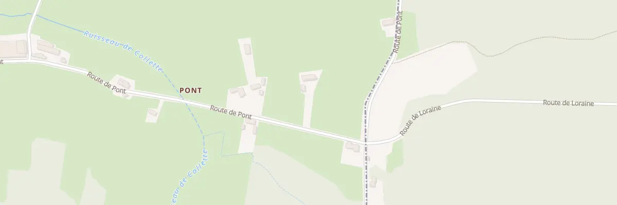 Plan du 1777 Rte de Pont à Saint-Bonnet-de-Vieille-Vigne