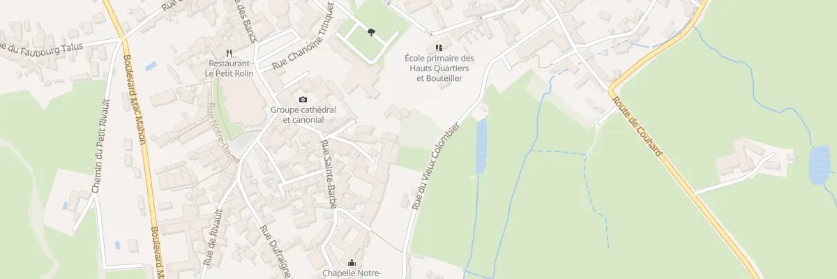 Plan du 5 Rue Blanche à Autun