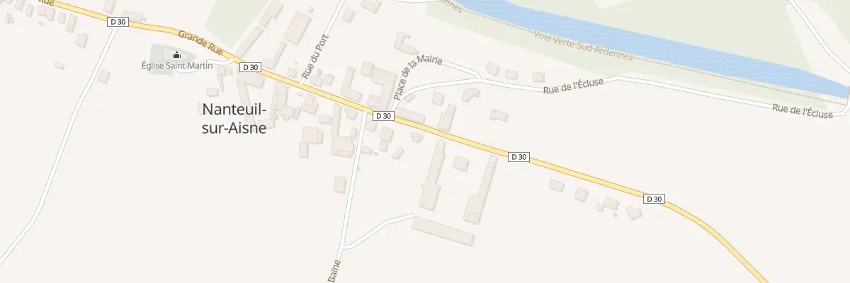 Plan du 5012 Le Village à Nanteuil-sur-Aisne
