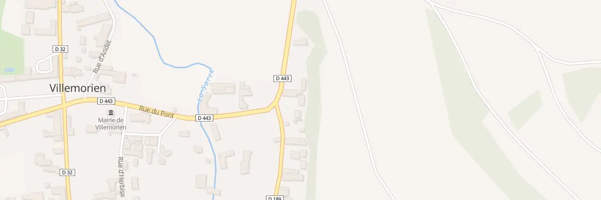 Plan du 2 Rte de Bar sur Seine à Villemorien