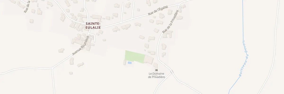 Plan du 5224 Rue de la Privadiere à Garrigues-Sainte-Eulalie