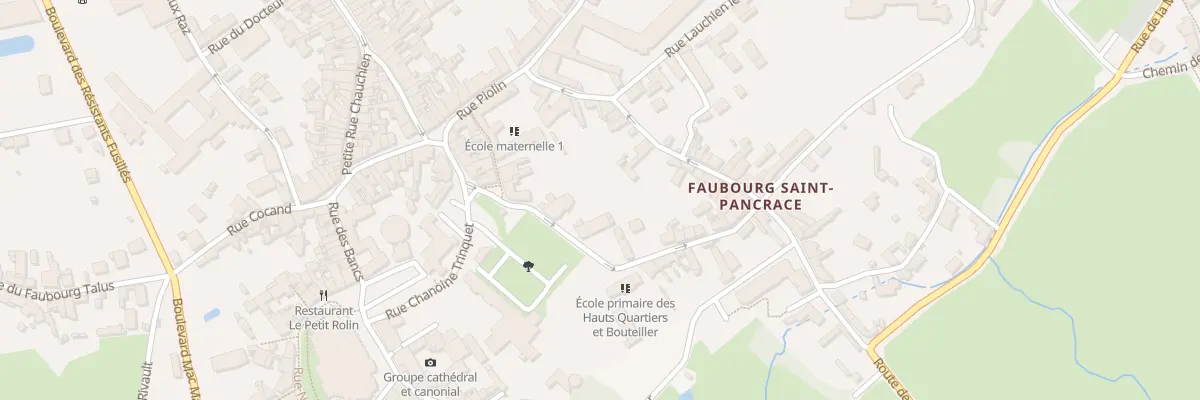 Plan du 3 Rue Bouteiller à Autun