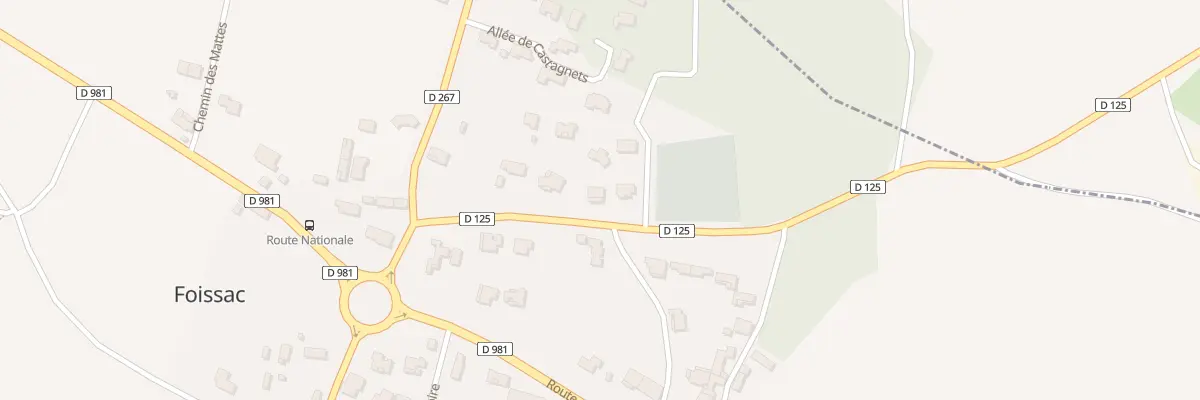 Plan du 5191 Castagnets de Moussu à Foissac