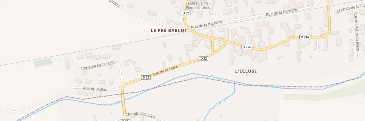 Plan du 5 Rue de la Seine à Courtenot