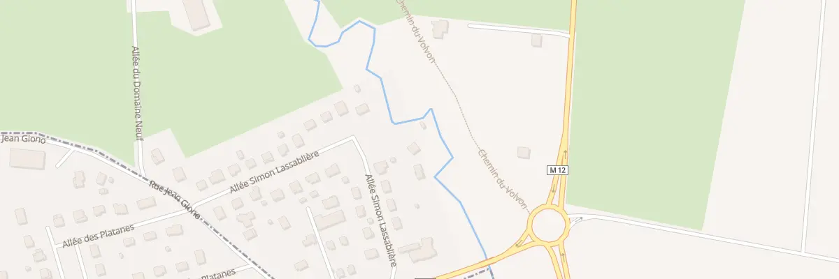 Plan du 5170A Pont Volvon à Chambœuf