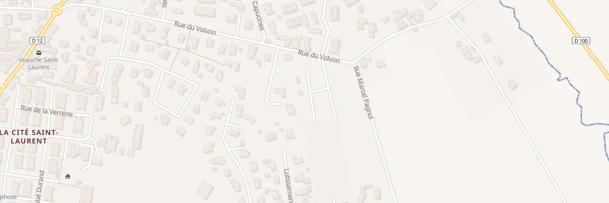 Plan du 54G Rue du Volvon à Veauche