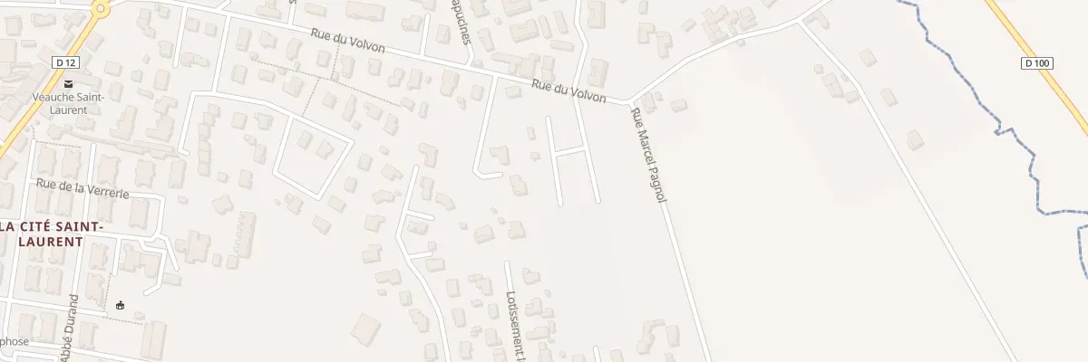 Plan du 54H Rue du Volvon à Veauche