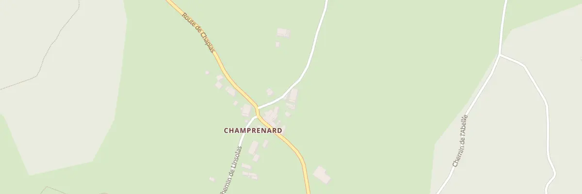 Plan du 5686 Champ Renard à Labeaume