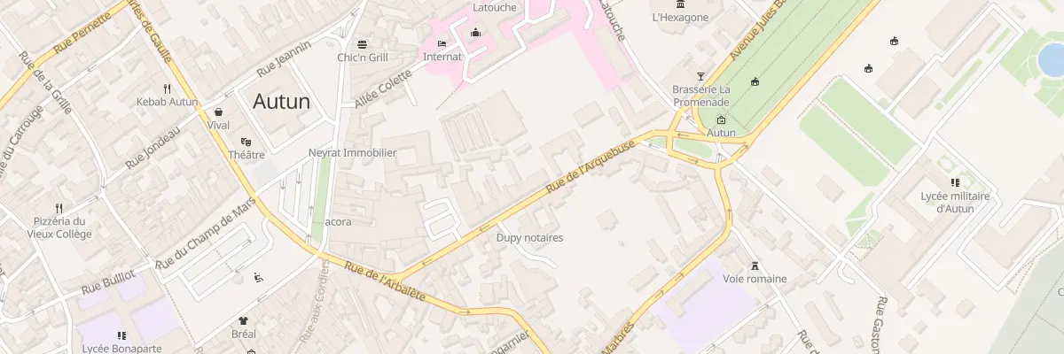 Plan du 17 Rue de l’Arquebuse à Autun