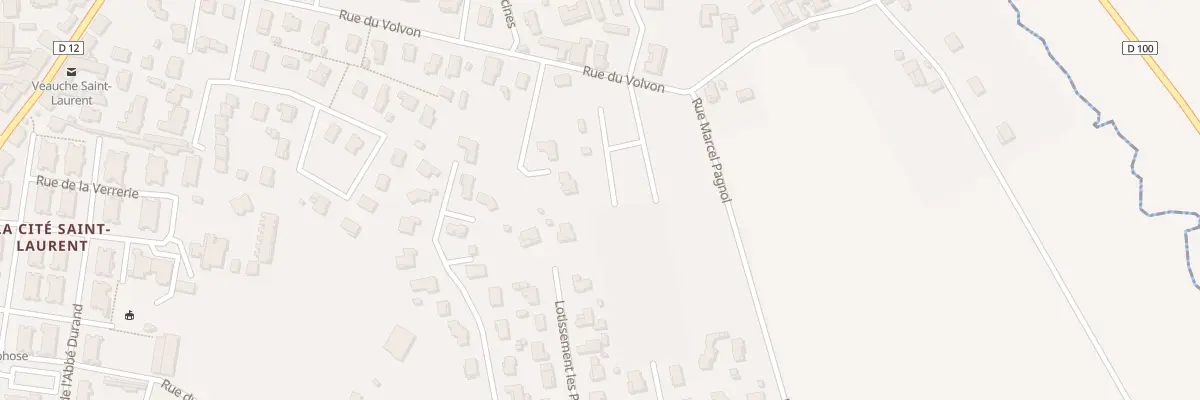 Plan du 54J Rue du Volvon à Veauche