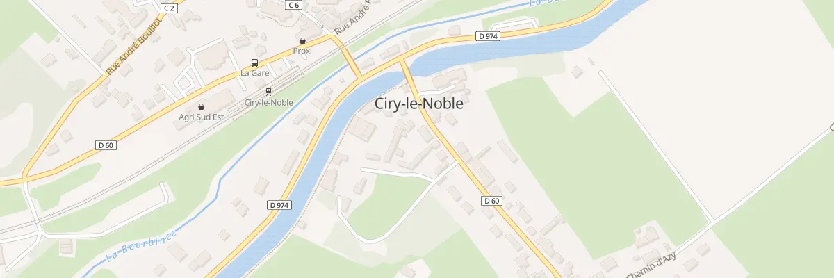 Plan du 6 Rue Philippe Martin à Ciry-le-Noble