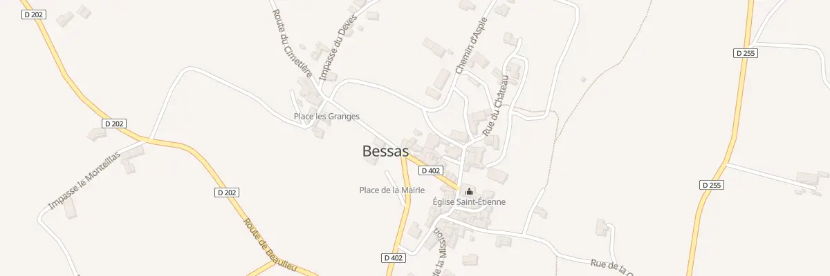 Plan du 84 Av des Granges à Bessas