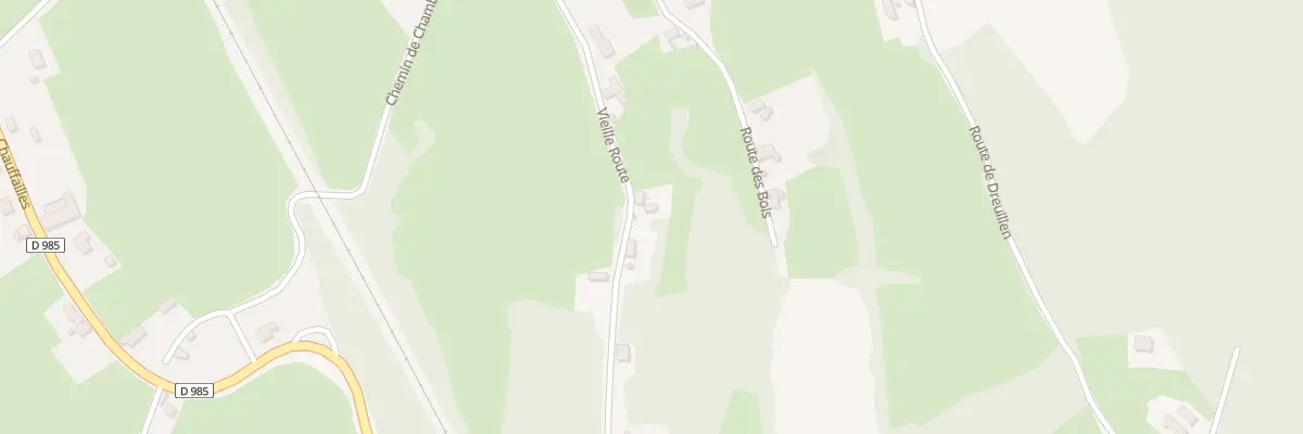 Plan du 500 Vieille Route à La Chapelle-sous-Dun