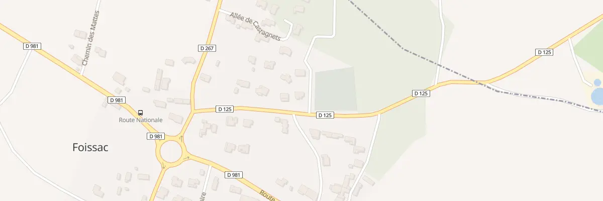 Plan du 5200 Castagnets de Moussu à Foissac