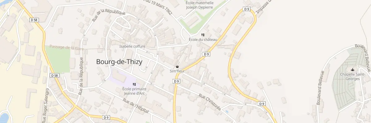 Plan du 1B Rue Alexandre Cherpin à Thizy-les-Bourgs
